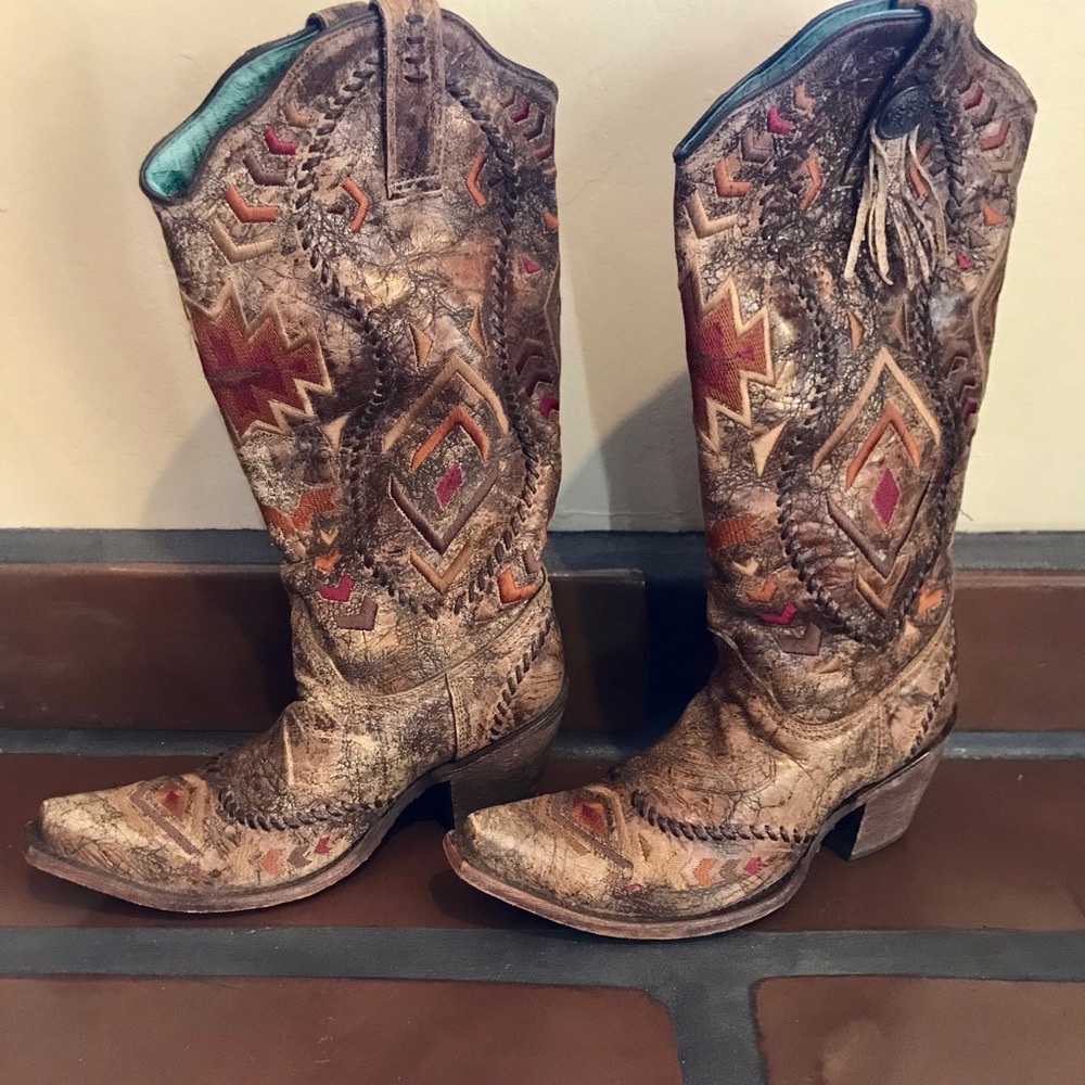 Corral Aztec Snip Toe Women's Boots